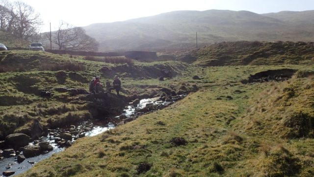 Lichenologists at Aygill Lichenologists at Aygill