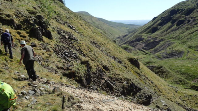 The view back down Scordale
