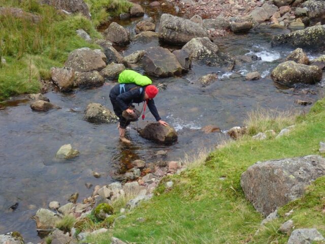 Crossing the river
