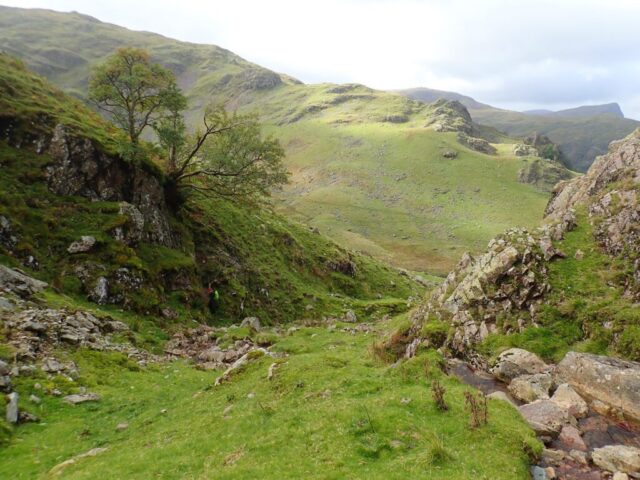 View down Rottenstone Gill